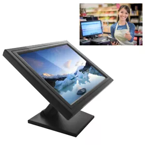 15"/17" LCD Touch Screen Monitor POS VOD VGA Restaurant Hotel Touchscreen System - Picture 1 of 36