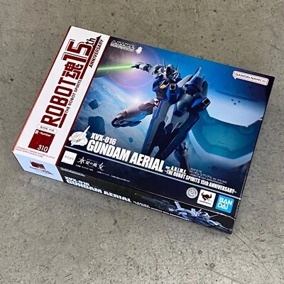 BAS65526: Bandai ROBOT SPIRITS 15TH ANNIVERSARY XVX-016 GUNDAM AERIAL VER. ANIME - Image 1 of 3