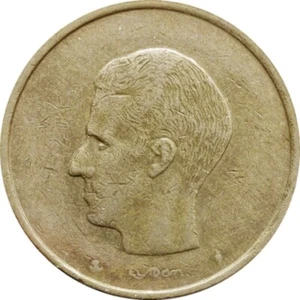 1981 20 Francs Belgium Baudouin I Coin French text BELGIQVE (MO1206-) - Picture 1 of 2