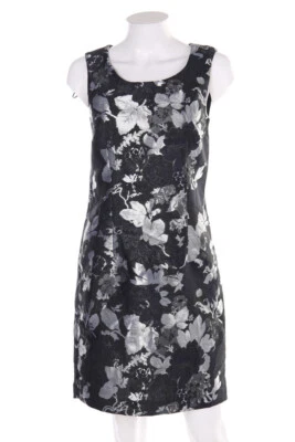 Yessica by C&A Kleid Etuikleid Metallic Effekt Blumen 34 = D 36-38 schwarz - Bild 1 von 4