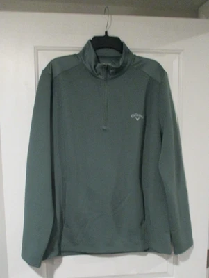 CALLAWAY 男式 Ottoman Quarter Zip 高尔夫底层尺寸 XL — 第 1/4 张图片