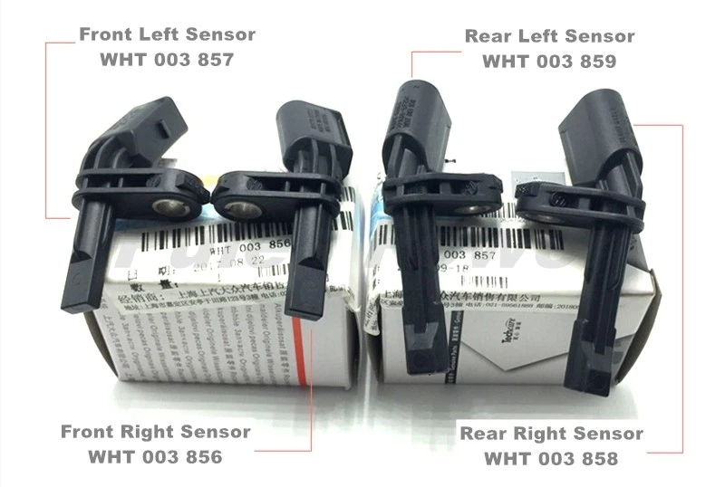 4 x OEM Front and Rear Wheel ABS Sensors For VW EOS Beetle Jetta AUDI TT 2.0T - Imagem 1 de 4