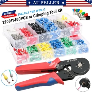 1200/1400x Cable Cord Pin End Bootlace Ferrule Terminal Set Wire Crimp Connector - Picture 1 of 39
