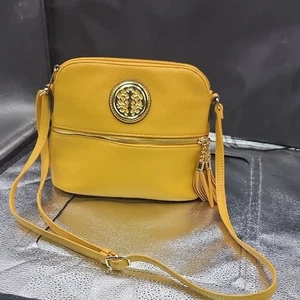 Yellow trendy Crossbody Bag - Picture 1 of 7