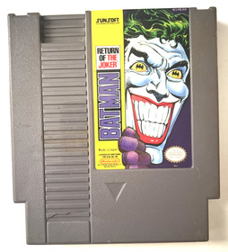 Batman Return Of The Joker Nintendo NES Cartridge Only Authentic Tested