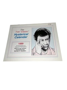 Star Trek TOS "Star Trek The Trek Classic Hysterical Calendar 1989" GEN - Picture 1 of 2