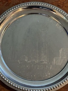 Souvenir Tablett - Place Ville Marie in Montreal, Kanada Royal Geschenk Chrom - Bild 1 von 5