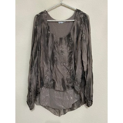 Blusa Tempo Paris Talla Pequeña Manga Larga Bruja Hada Gótica Caprichosa Italiana Top   Foto 1 de 4