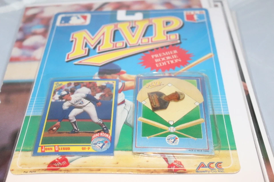 PIN AND CARD John Olerud Toronto Blue Jays MVP MOC - Image 1 of 1