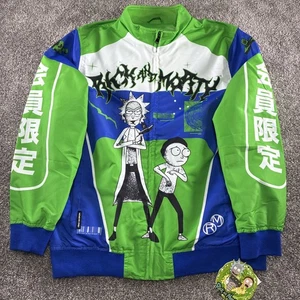 Members Only Rick and Morty Multi-Verse Varsity Jacket Blue Size L - Picture 1 of 24