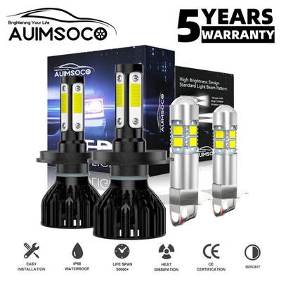 Kit de faros LED + faros antiniebla 6000K para Mitsubishi Montero Sport 1997-1999 Foto 1 de 4