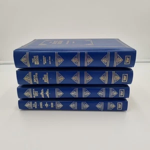 Vintage Leather Books Sir Arthur Conan Doyle HG Wells Bronte Sisters Edgar A Poe - Picture 1 of 18