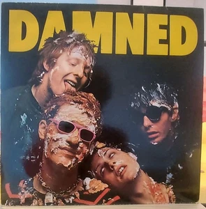 THE DAMNED LP DAMNED DAMNED DAMNED STIFF GERMANY BLUE MARBLE VINYL NEW ROSE 1977 - Picture 1 of 2