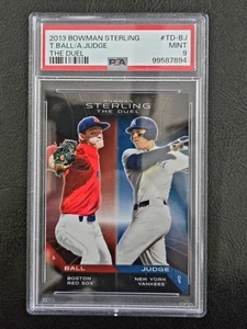 2013 Bowman Sterling AARON JUDGE Trey Ball RC The Duel PSA 9 New York Yankees - Picture 1 of 2