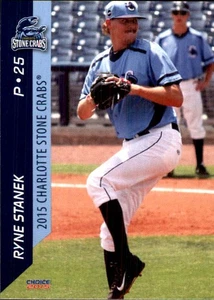 Ryne Stanek 2015 Choice Charlotte Stone Crabs #23 RC FREE SHIPPING AutographDen - Picture 1 of 2