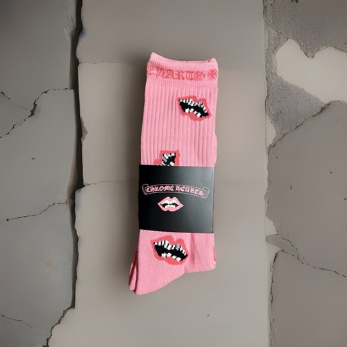 Chrome Hearts Matty Boy Pink Chomper Socks | eBay