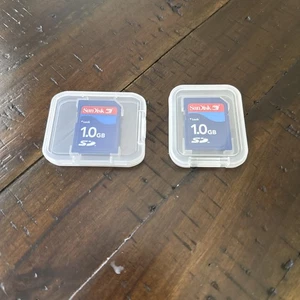 2 CARTES SD SANDISK 1 Go - Photo 1 sur 6