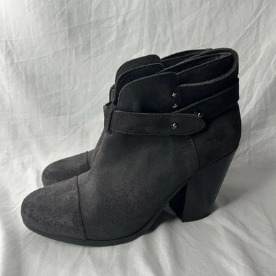 Botín Rag & Bone Harrow Gamuza Puntera Talla 37.5 (US 7) Gris *Manchas Foto 1 de 4