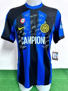 05 Shirt Inter Celebrating Victory Scudetto No Match Worn Shirt 2023/2024 - Picture 1 of 5