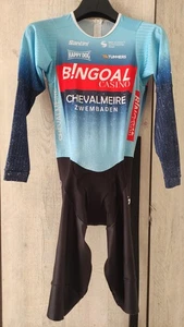 BINGOAL CASINO Women's  Team Time Trial Chronosuit,Number Pocket Santini Size:M - Picture 1 of 24