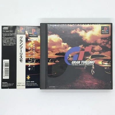 Gran Turismo w/ Spine card 1997 Sony PlayStation PS1 SCE Japanese version - Image 1 of 4