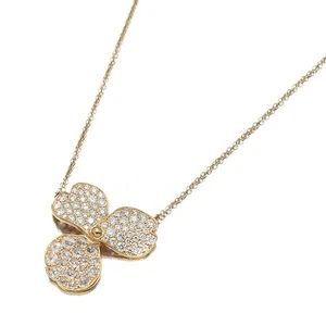 Tiffany & Co. Papierblume Anhänger Pave Diamant 18K Roségold Halskette Box - Bild 1 von 7