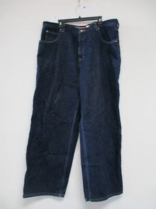 Anchor Blue Beyond Baggy Jeans Mens Size 40 Blue Y2K 90s Skater Rave 40x32 - Picture 1 of 12