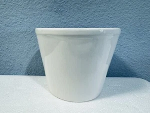 Maceta de cerámica para plantas Ikea de 4" de alto x 5" de apertura blanca #19894 - Imagen 1 de 7