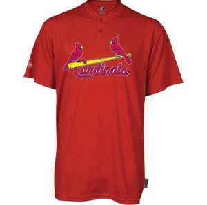 St. Louis Cardinals Majestic Cool Base 2 Button Replica Jersey Shirt - YOUTH - Picture 1 of 2
