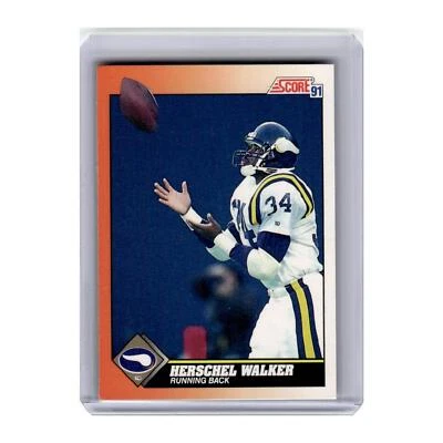 1991 Score Herschel Walker Vikings #348 - Image 1 of 3