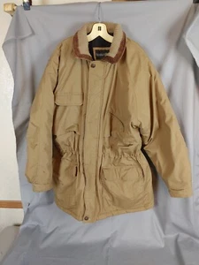 Vintage Sears Fieldmaster  Thermolite Parka Jacket Coat Size Large Tall Tan - Picture 1 of 20