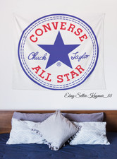 CONVERSE ALLSTAR Chuck Taylor Logo HUGE 4x4 BANNER Poster Store Sign Advertising
