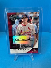 2001 Donruss Class Of 2001 Rookie Auto /1875 Jason Karnuth #184 Rookie Auto RC