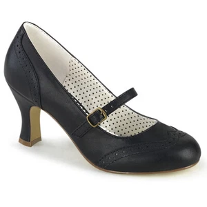 Venta FLAPPER-32 chice cómodos zapatos con correa Funtasma Maryjane negro mate 42 - Imagen 1 de 1