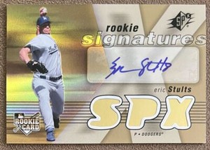 2007 UD SPx Rookie Signatures Autograph Eric Stults Rookie Dodgers #145