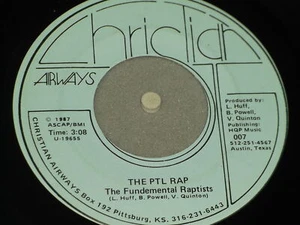 The Fundemental Raptists: The PTL Rap U.S 7" NM - Imagen 1 de 4