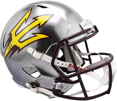 Arizona State Sun Devils Unsigned  FLASH Alt Revolution  Rep Football Helmet Cover