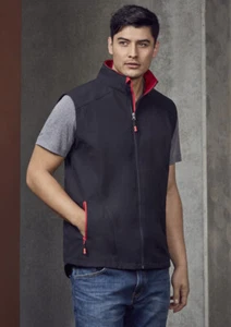 Biz Collection Men's Geneva Vest Textured Micro-ribbed fleece lining WindProof - Bild 1 von 9