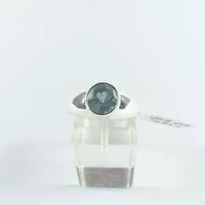 Ring Gr.60 aus Silber 925 mit einem Aquamarin, Facettenschliff, aus Sri Lanka - Bild 1 von 4