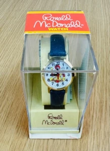 1980 NUEVO Reloj Antiguo Stock Vintage Criterion Ronald Mcdonald Hecho en Suiza - Imagen 1 de 7