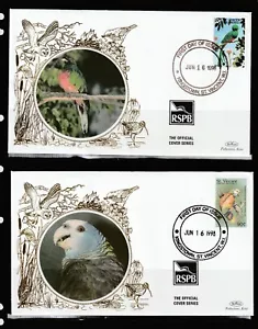 RSPB Official cover series, St Vincent 2 Bird Covers, Benham covers, very attrac - Picture 1 of 1