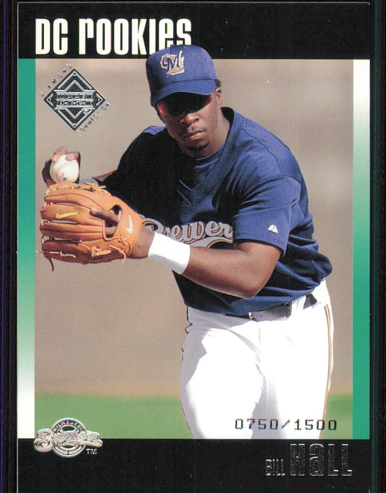 2002 Upper Deck Diamond Connection #112 Bill Hall DC /1500 - Image 1 of 2