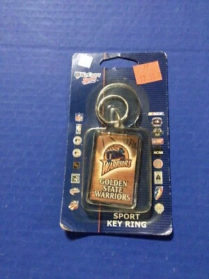 Vintage NBA Golden State Warriors Old LOGO KEY CHAIN Keychain  2002 Wincraft - Image 1 of 2