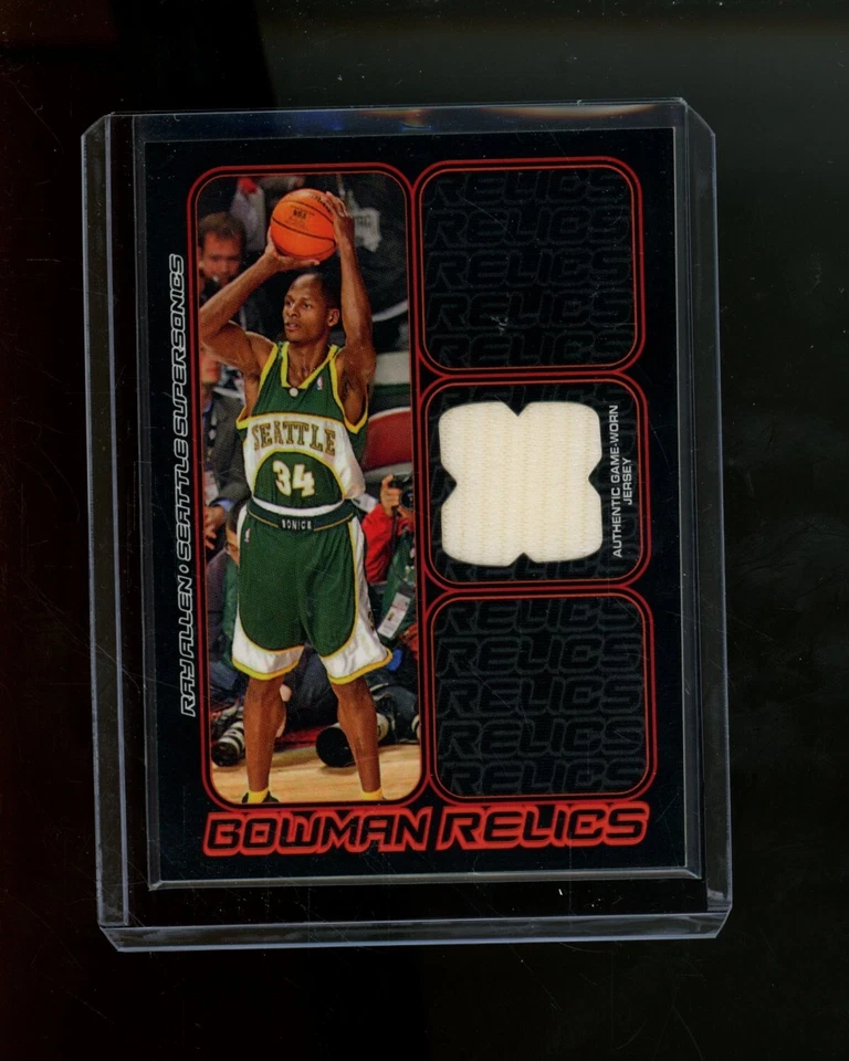 2006-07 Bowman Patch Jersey #RA Ray Allen - Image 1 of 1