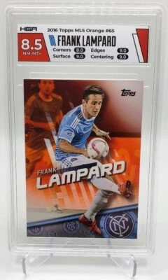 Frank Lampard #65 New York City FC - 2016 Topps MLS Orange Parallel - 8.5 HGA - Image 1 of 2