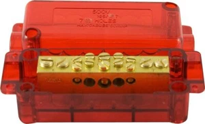 7 Hole 165 Amp Heavy Duty Active Link Red - Picture 1 of 1