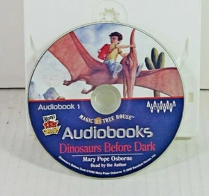 Magic Tree House Audiobooks Dinosaurs After Dark Wendy's Kids Meal Pro Disc ONLY - Foto 1 di 2