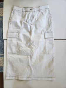 Nicole Miller New York Women White Casual Skirt 6 - Picture 1 of 5