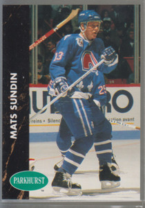 1991-92 Parkhurst #144: Mats Sundin