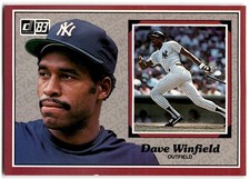 1983 Donruss Action All-Stars Dave Winfield New York Yankees #36